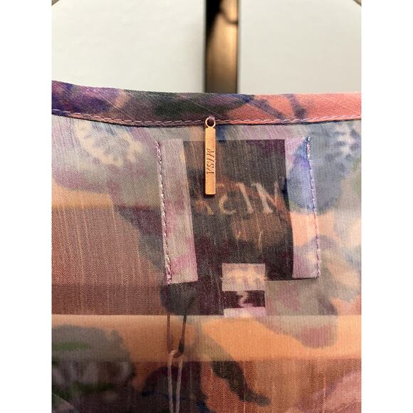 $660  Misa Los Angeles Persephone Ruffle Maxi Dress Size S - Picture 6 of 7